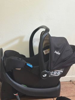 Joie Rue Lightweight Infant Car Seat with Anti-Rebound Base – Black