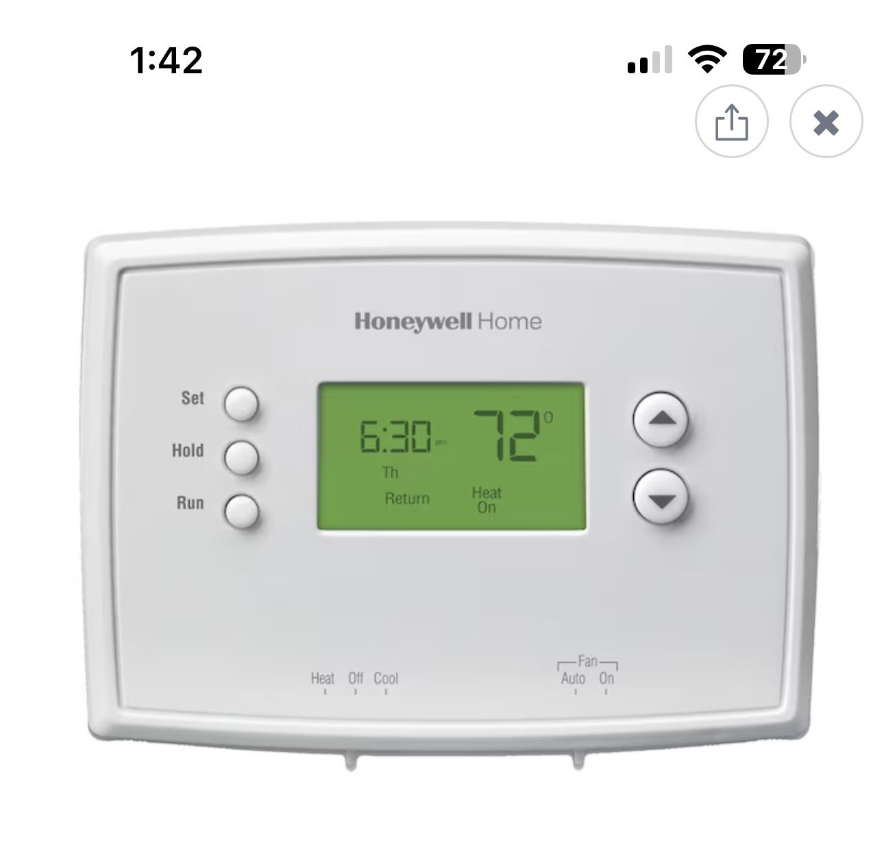 Honeywell Home Thermostat