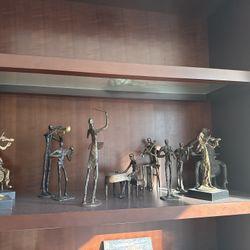 Modern Bronze Musician Sculptures – Full Set of 9 – Artistic Home Decor