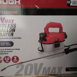New Hyper Tough 20V MAX Cordless 1-Gallon Garden Sprayer

