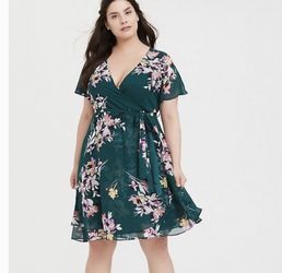 Green Plus Size Torrid Dress