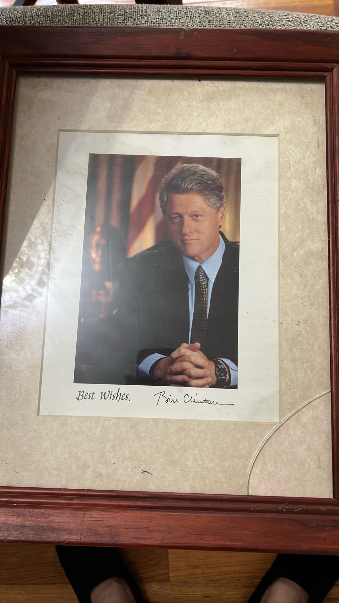 President Bill Clinton Autographed Photo