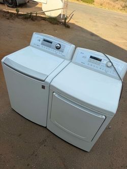 LG washer and dryer laundry