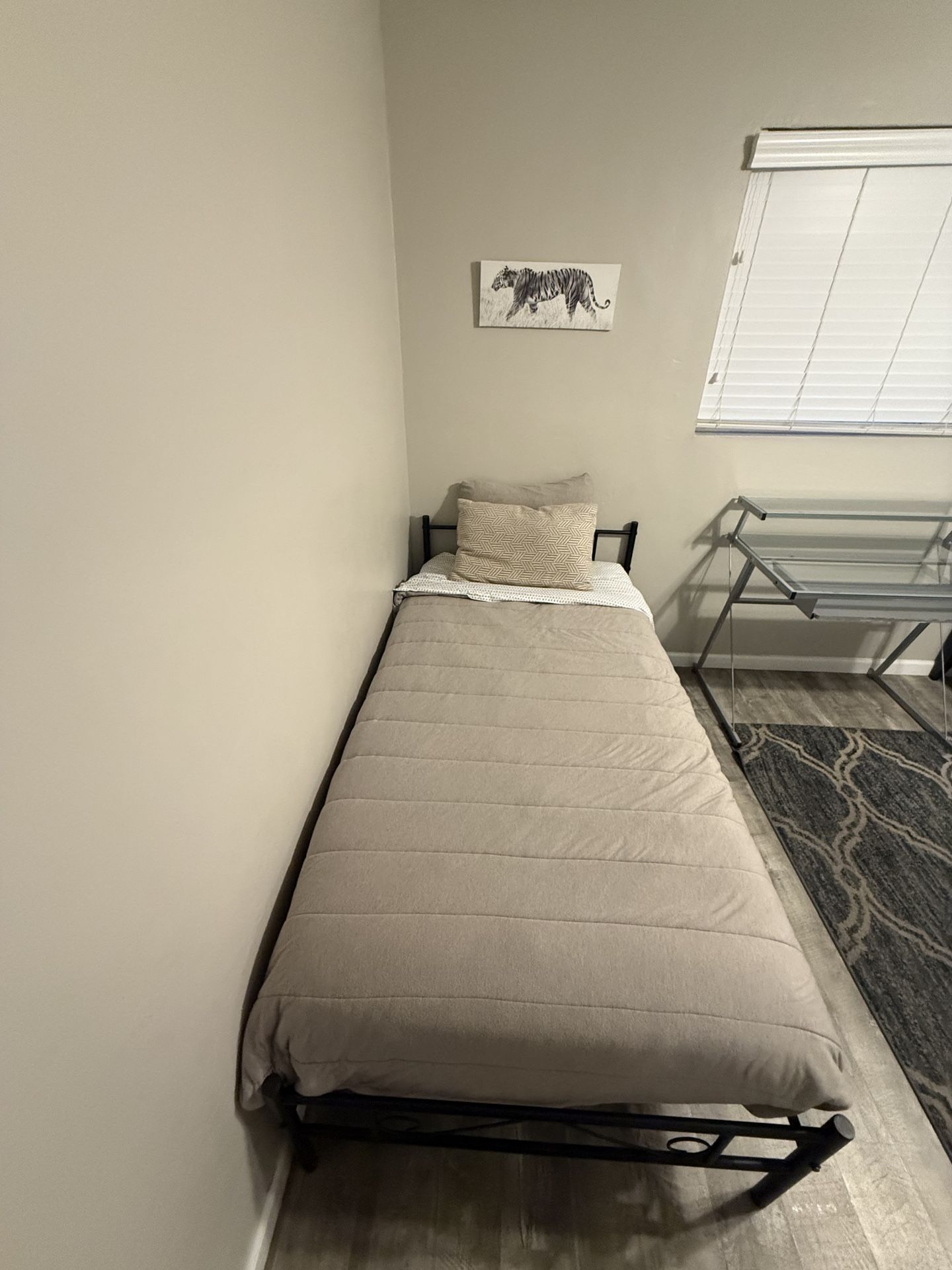 Twin Bed Frame And Mattress 
