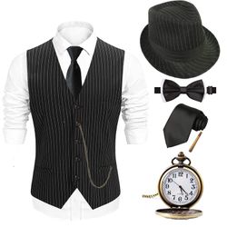 Great Gatsby Roaring 20s 1920 Gangster Era Men’s Medium