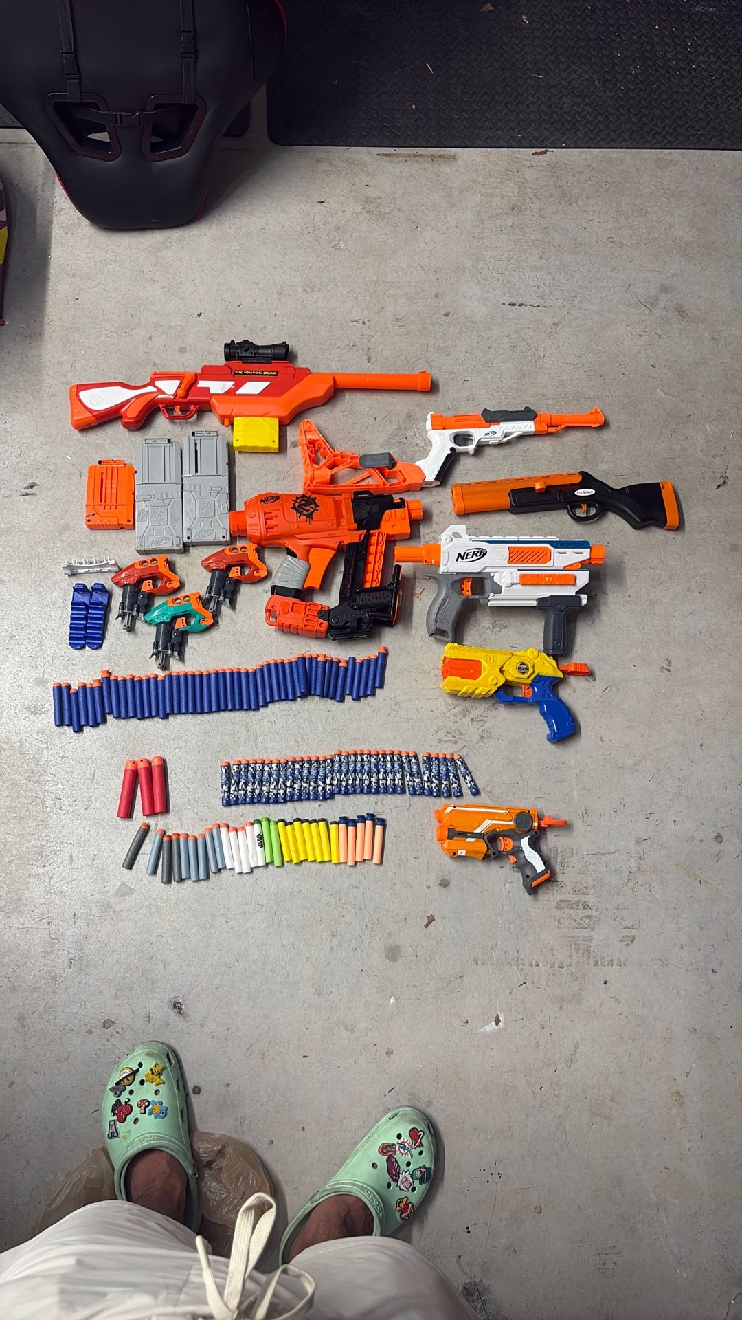 Nerf Gun Lot With Bullets
