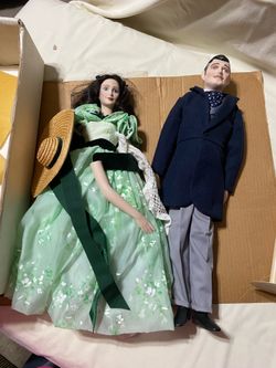 Porcelain Figures from the Franklin Mint Collectors Set “Gone with the Wind”