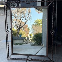 Wrought Iron Mirror