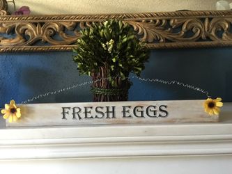 Country decor wooden sign