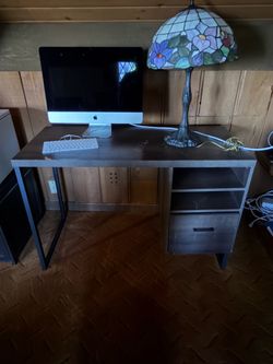 Modern Computer Desk with Storage Drawer