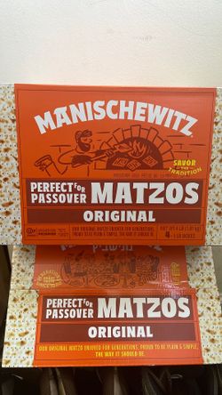 (2) Manischewitz Matzos (2) 4lb Box