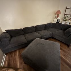 Navy Blue Sectional