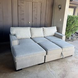 Sleeper Sectional ( Delivery Available )