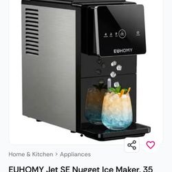 EUHOMY Jet SE Nugget Ice Maker - 35 lbs, Countertop