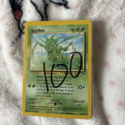 Scyther 46/75 Holo Rare Pokémon card #pokemon #gaming