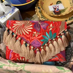 FIESTA Cross Body Clutch Artisan Made Purses 