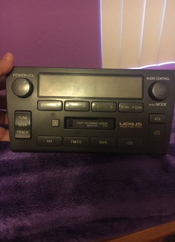 Lexus stock radio