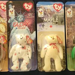 McDonald International Bears By Ty Beanie Baby