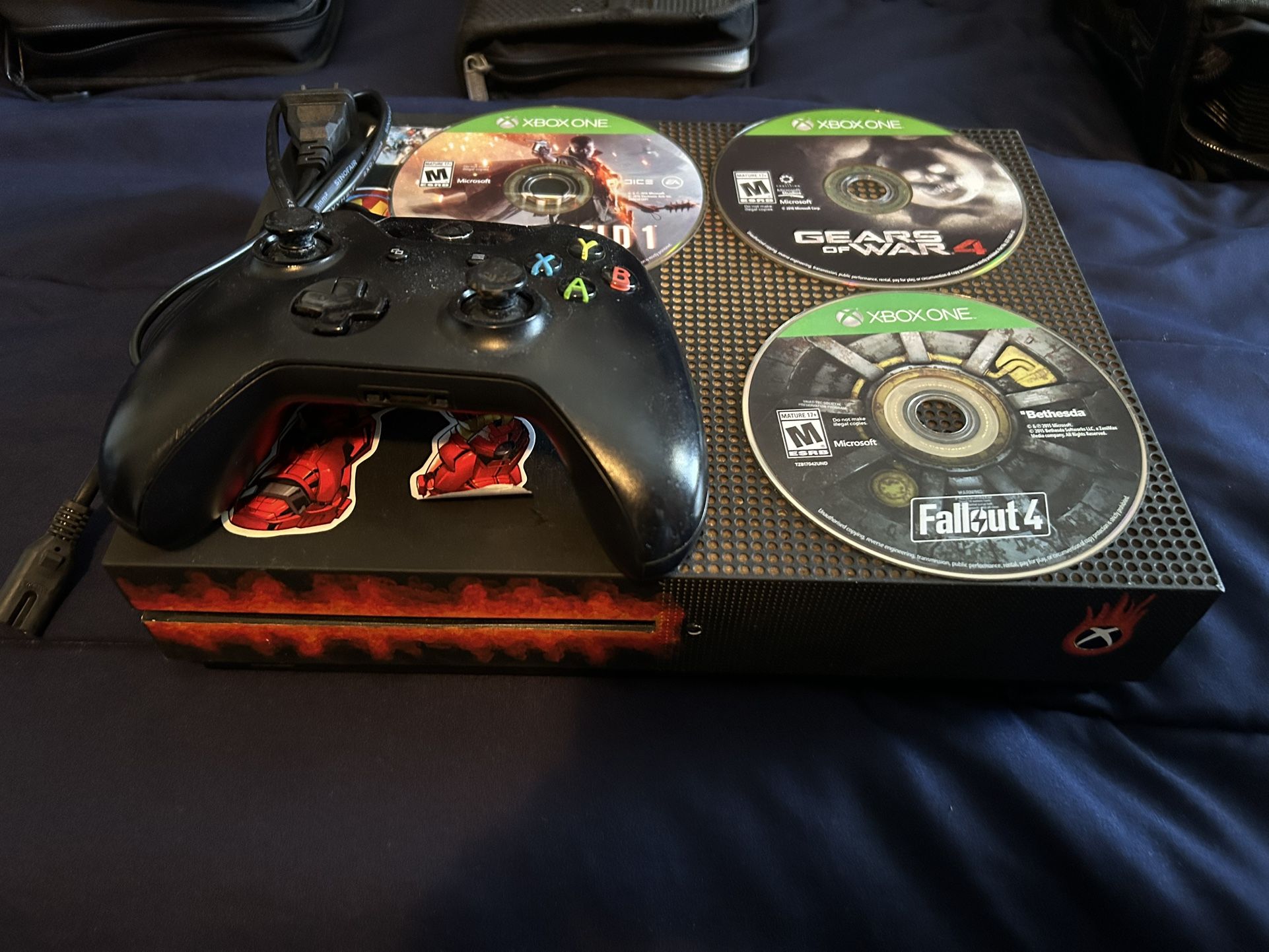 Xbox One S 500gb 3 Games