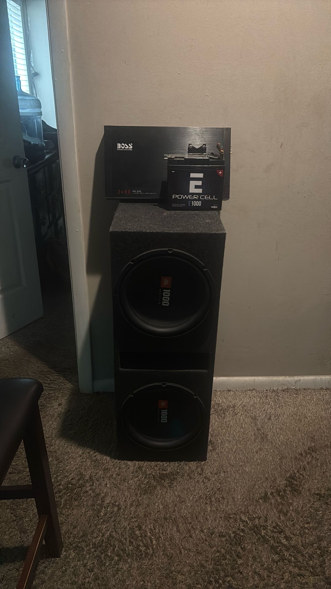 JBL Speaker With Amp & Battery