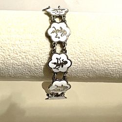 Estate Siam Sterling Bracelet 