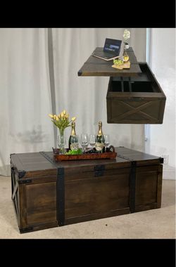Gorgeous Lift Top Coffee Table with Storage & Serving Tray