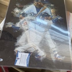 Dodgers Justin Turner Autograph With Beckett