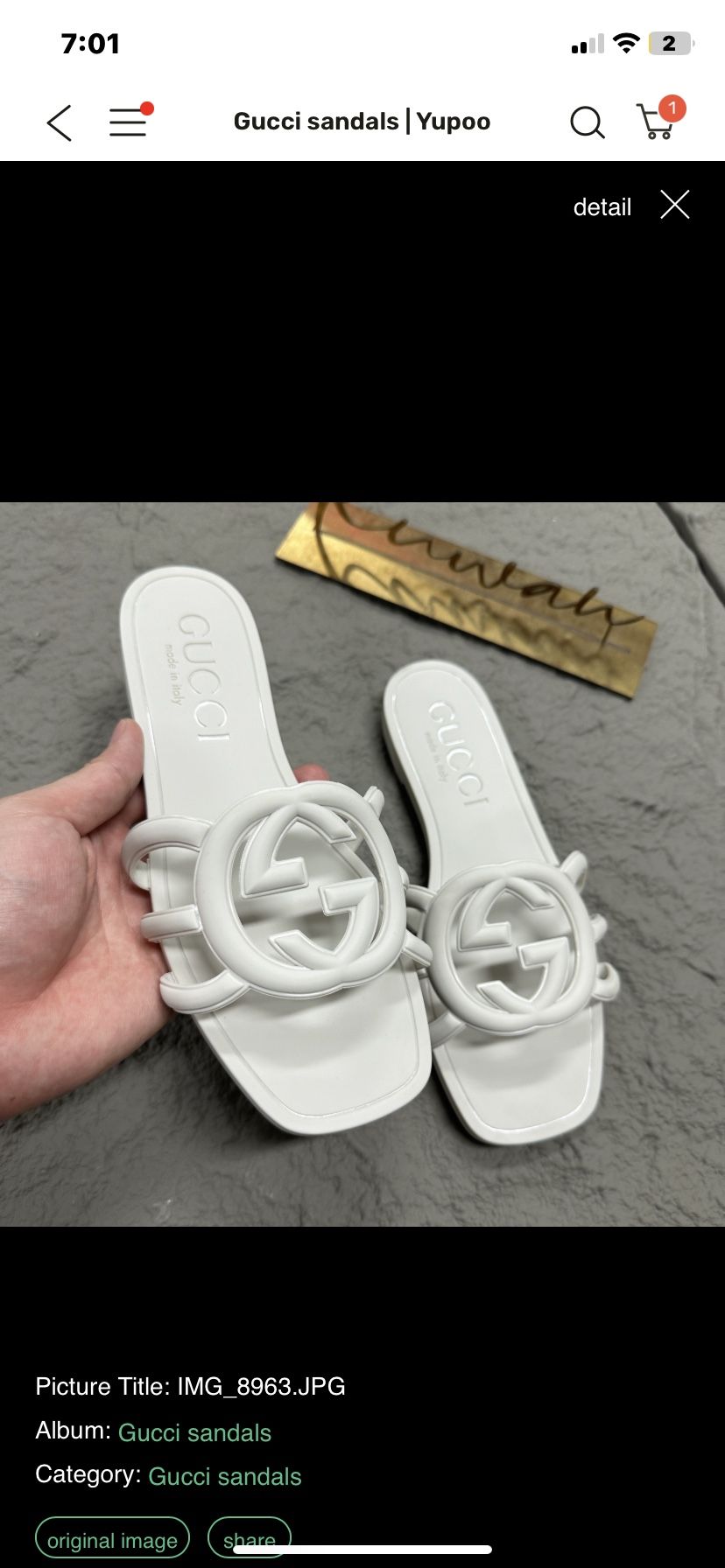 Women’s Gucci GG interlocking Sandals
