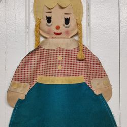 Adorable Clothespin Bag Vintage and Handmade