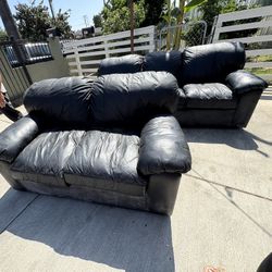 Leather Sofa 