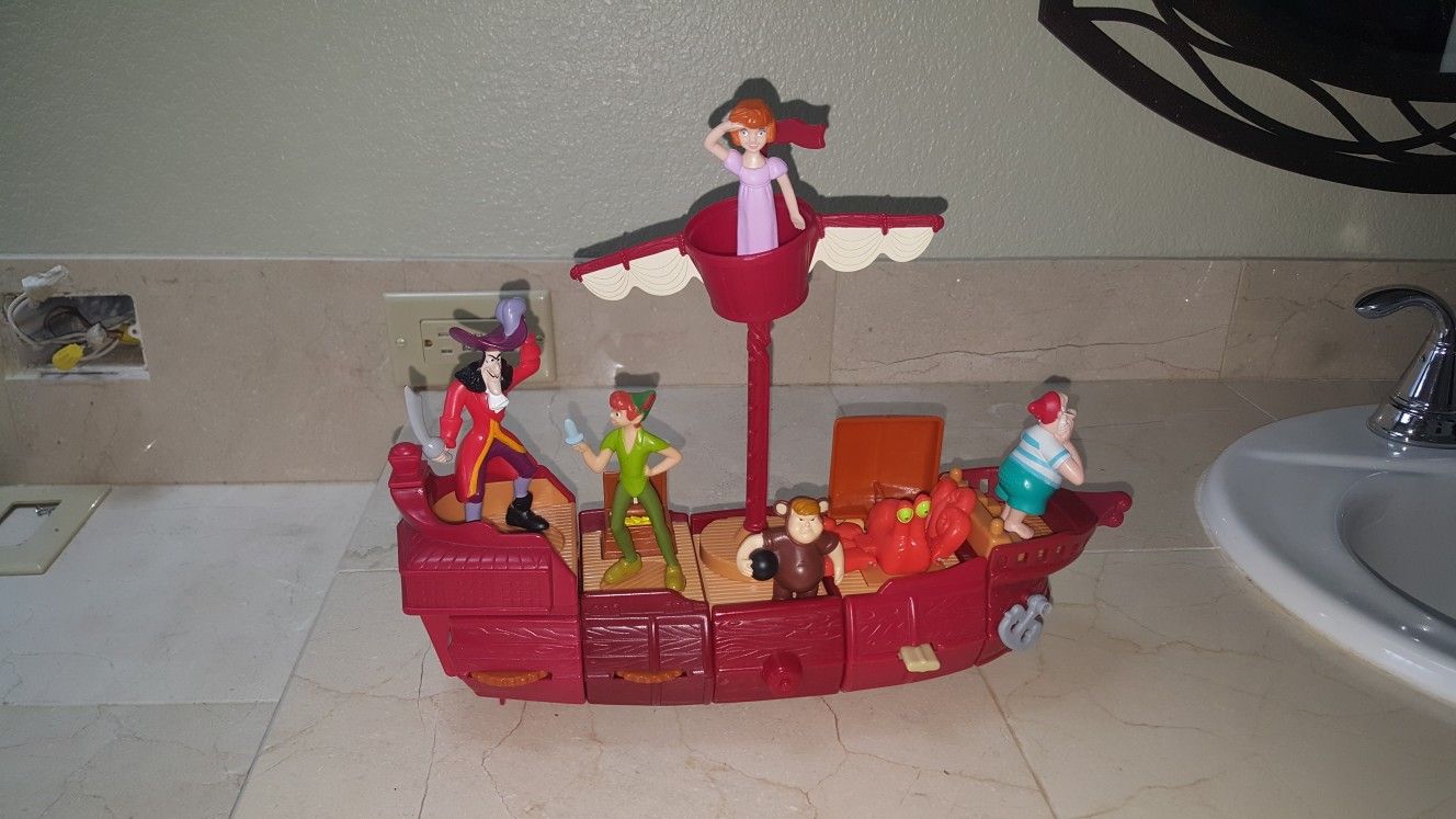 Disney McDonald's Toy Collection 2002 Neverland Pirate Ship