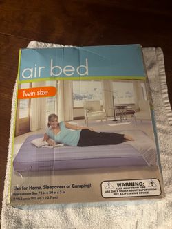 Twin Size Air Bed Inflatable Mattress