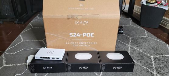 Alta Labs - Router - AP / Access Points / 24 port network switch POE