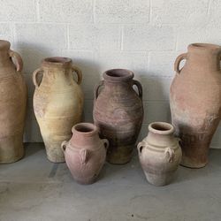 Vintage Handmade Terra Cotta Pottery 
