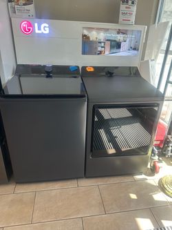 LG Top Load Washer and Electric Dryer Set