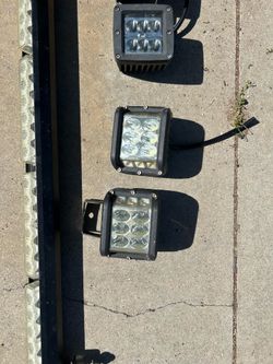 Off Road LED Light Bar Combo Kit Spot Flood Work Pods Truck Jeep ATV UTV