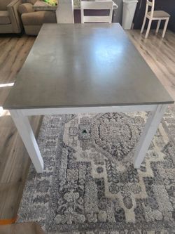 Dining table, 4 chairs and a bench $99 obo