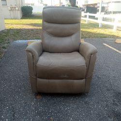 Leather, Swivel, Recliner Chair 