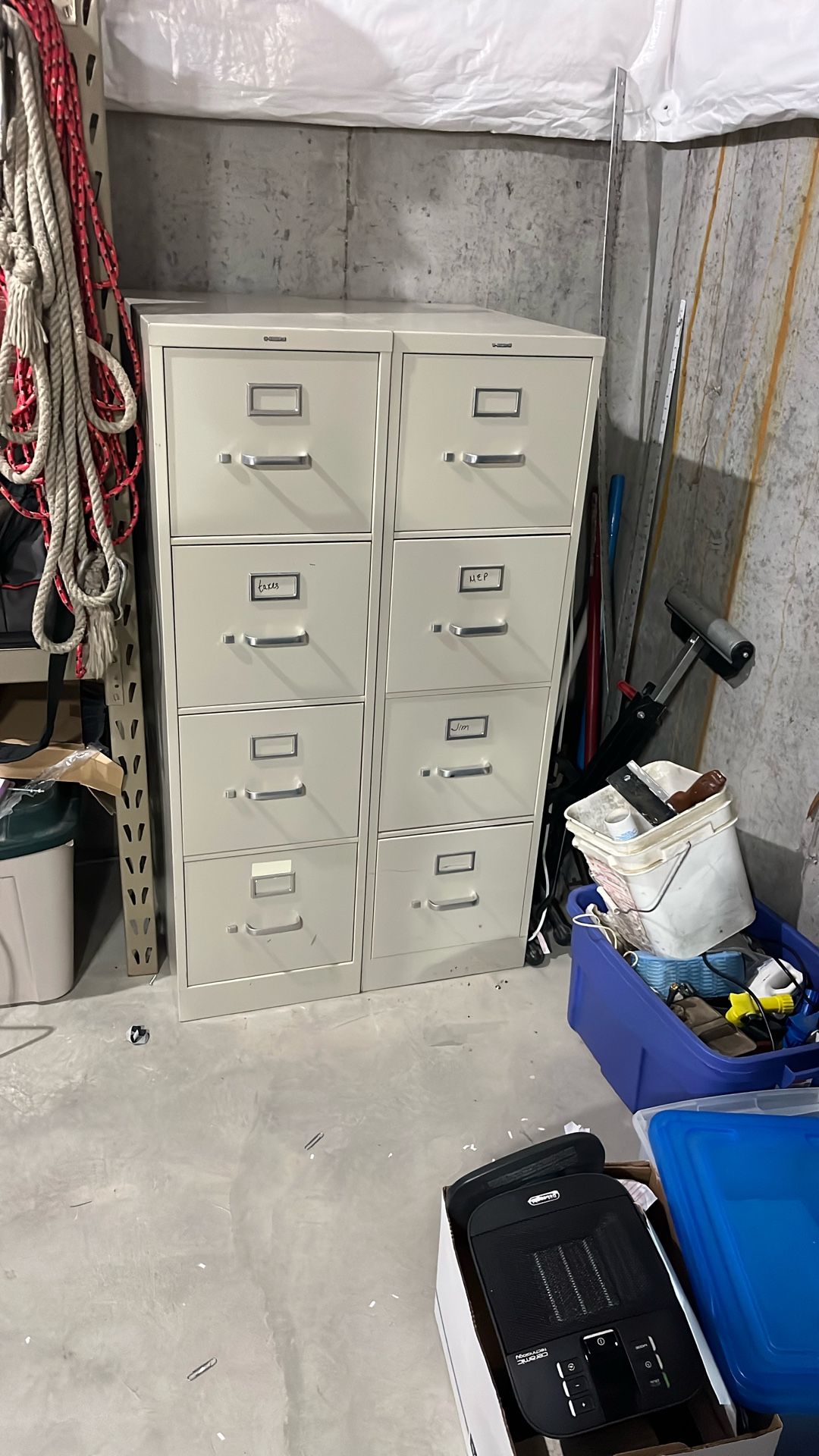 2 - 4 Drawer File Cabinets.