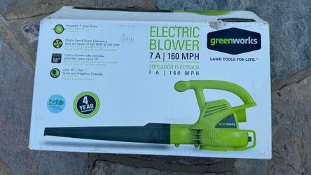 Electric leaf blower, corded