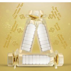  8 Essential Oil Shower Steamers  in White Orchid, Rose, Jasmin & Vanilla Coconut, Aromatherapy 