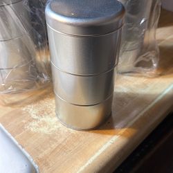 4 pc Multi-Use Storage Tin Container 