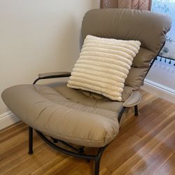 Vegan Leather Rocking/ Accent Chair