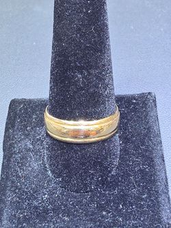 14kt YG Wedding Band. (C-4) SIZE 10.5 ASK FOR RYAN. #(contact info removed)64
