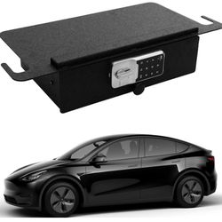 Underseat Gun Safe Vault - Premium Underseat Drawer Safe Compatible with Tesla Model Y 2021-2023 with Heavy Gauge Cold Rolled Plate Steel, Electronic 