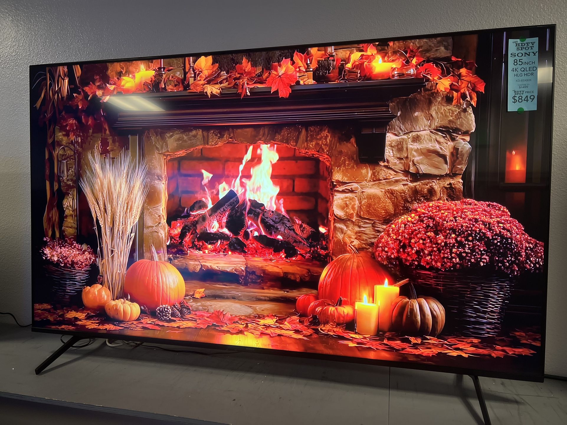 Sony 85-inch smart tv qled 4k 120hz x80k