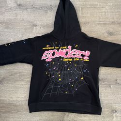 “black V2” Sp5der Hoodie
