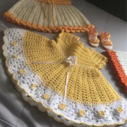 Vestidos De Bebe A Crochet