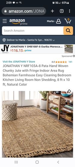 Jute Rug 8x10 NEW out Of Package.