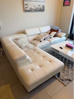 White couch
